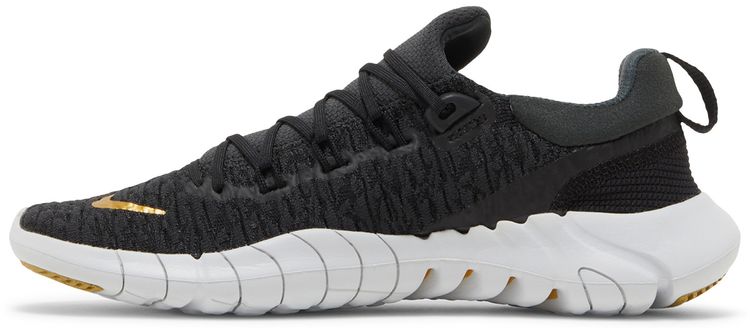 Nike Wmns Free Run 50 Next Nature Dark Smoke Grey Metallic Gold Coin