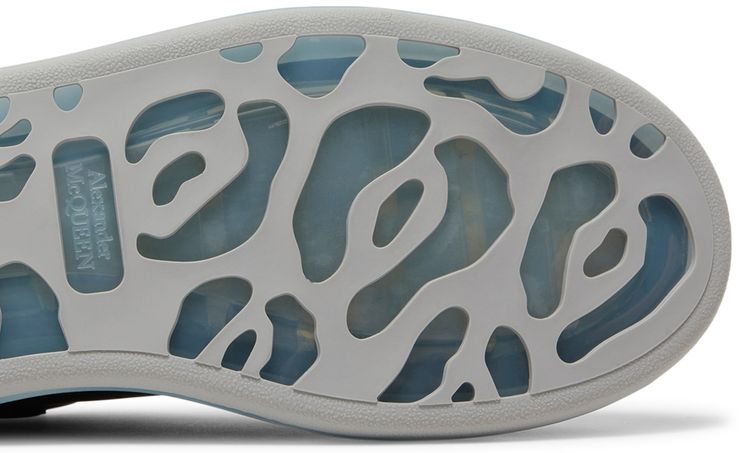 Alexander McQueen Oversized Sneaker Black Frosty Blue