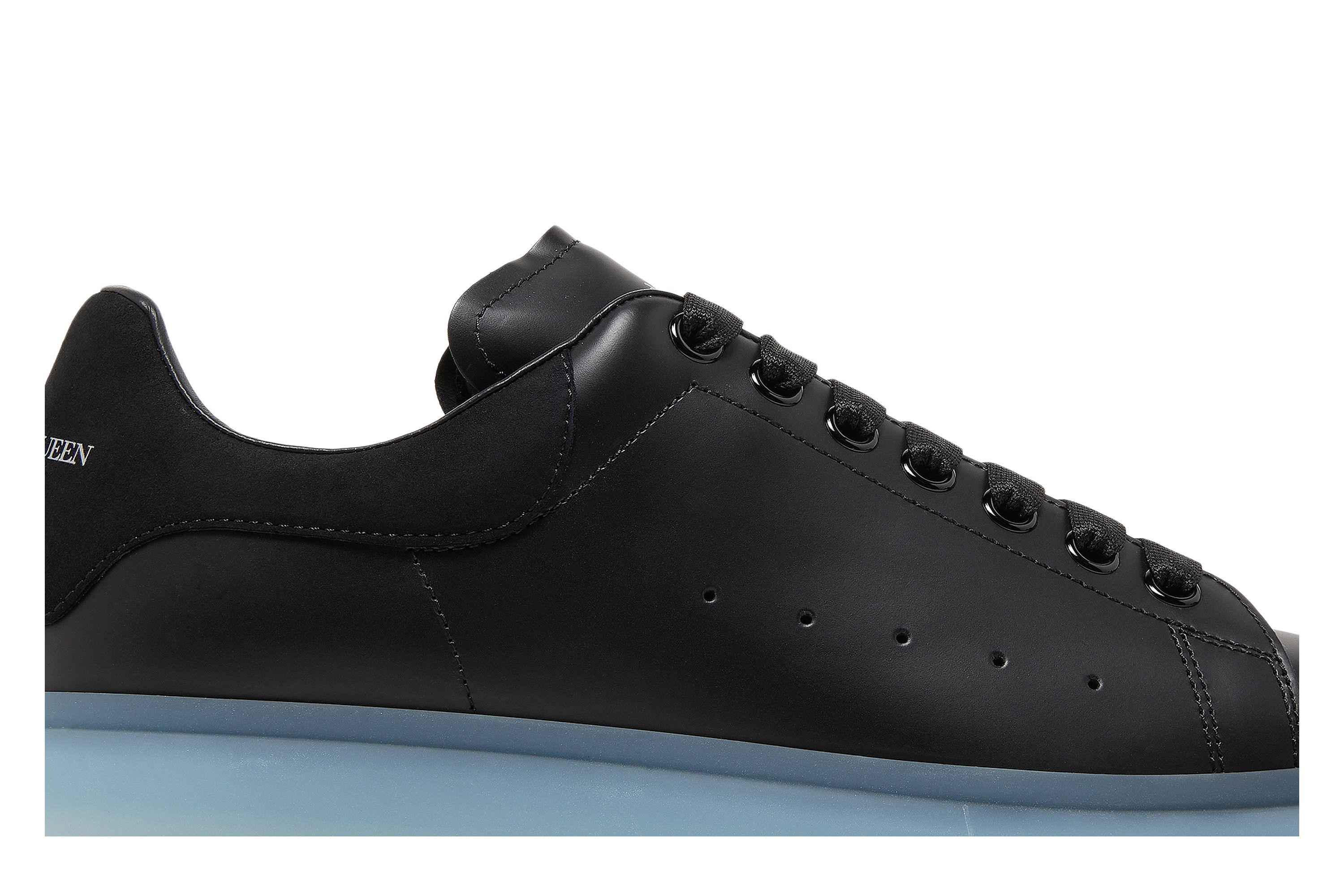 Buy Alexander McQueen Oversized Sneaker Black Frosty Blue 667828 WIAFA 1434 GOAT IT