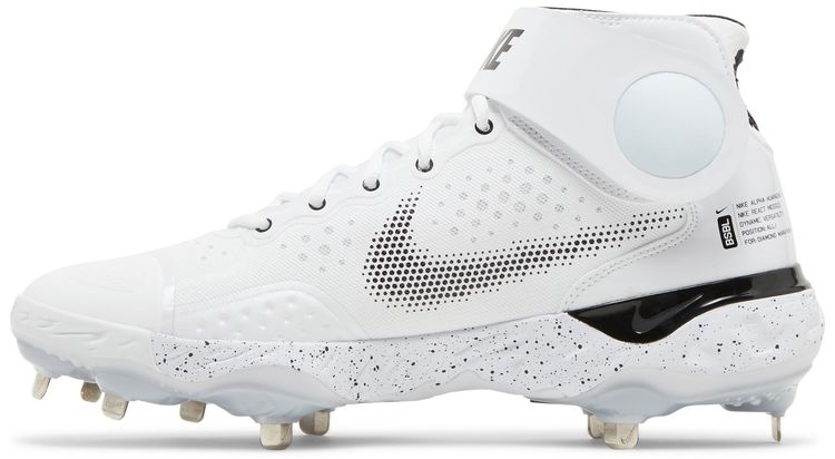 Alpha Huarache Elite 3 Mid White