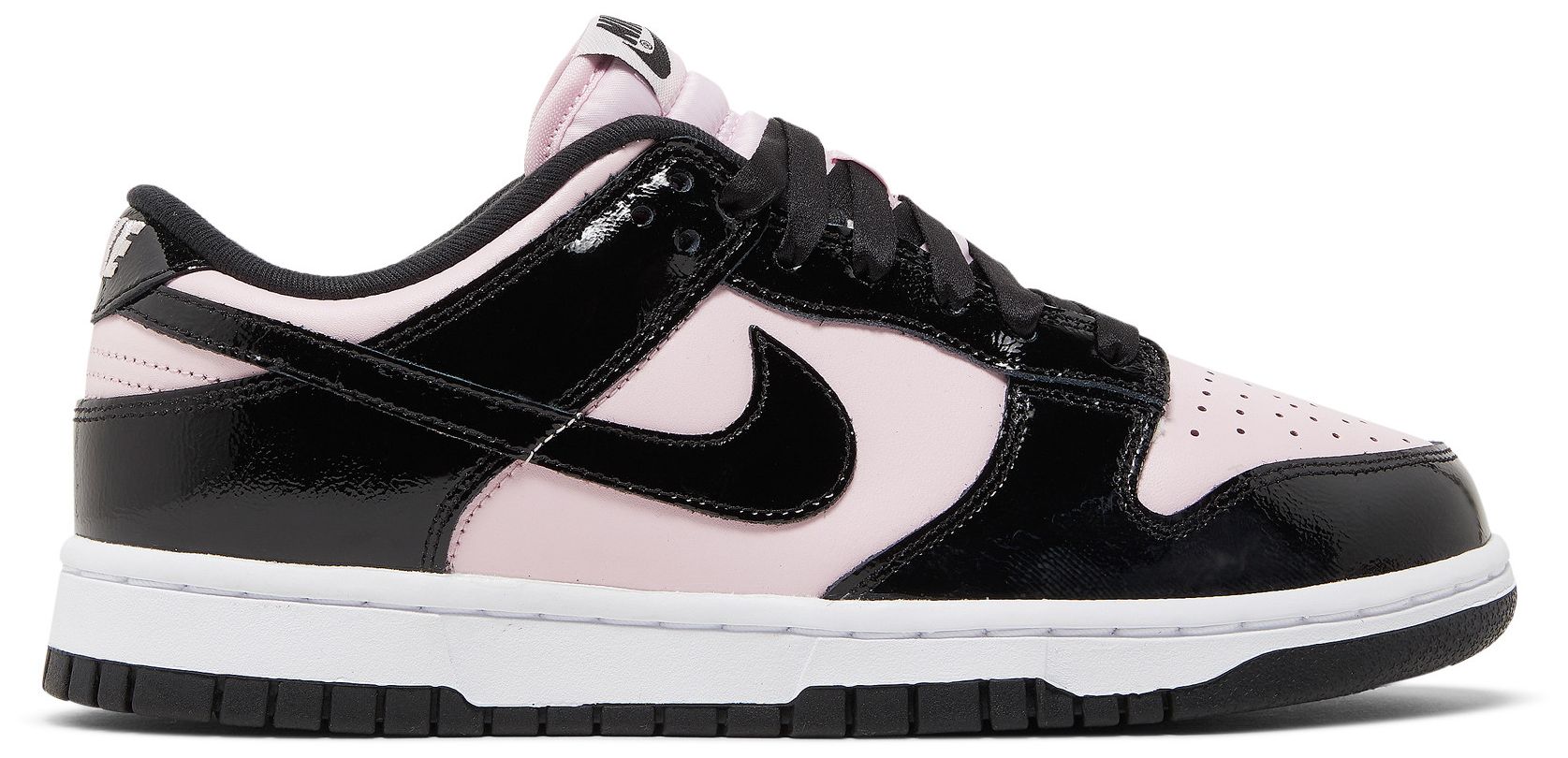 dunk low pink black