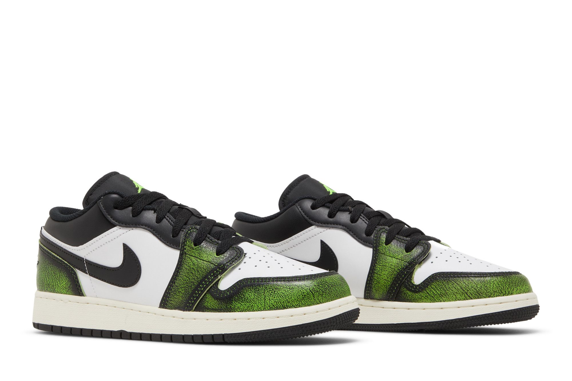Achetez des Air Jordan 1 Low SE GS Wear Away Electric Green DO8244 003 GOAT FR