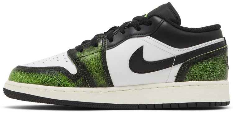 Air Jordan 1 Low SE GS Wear Away Electric Green