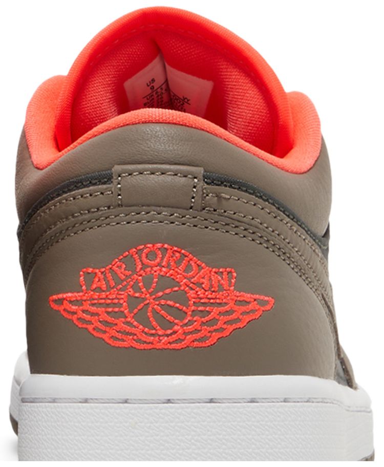 Wmns Air Jordan 1 Low SE Black Olive Bright Crimson