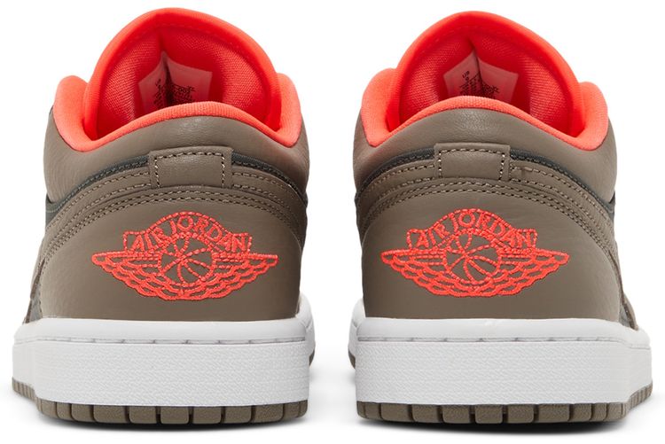 Wmns Air Jordan 1 Low SE Black Olive Bright Crimson