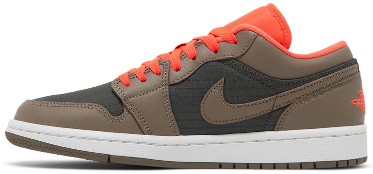 Wmns Air Jordan 1 Low SE Black Olive Bright Crimson