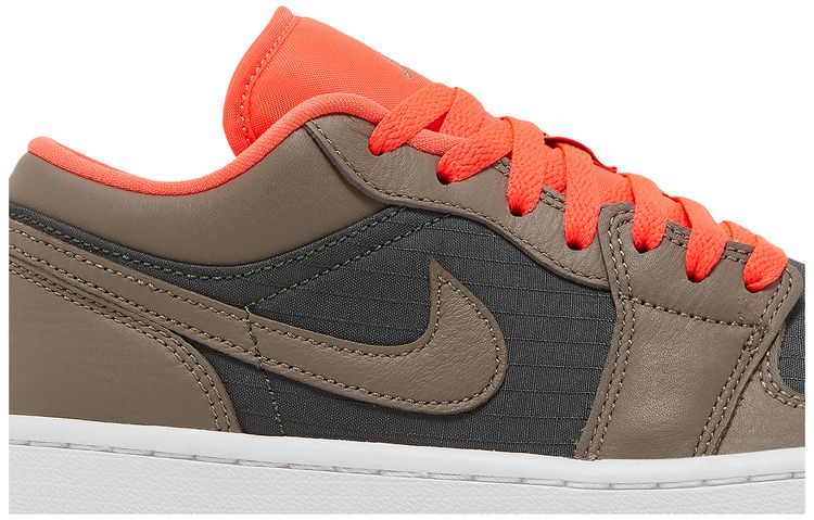 Wmns Air Jordan 1 Low SE Black Olive Bright Crimson