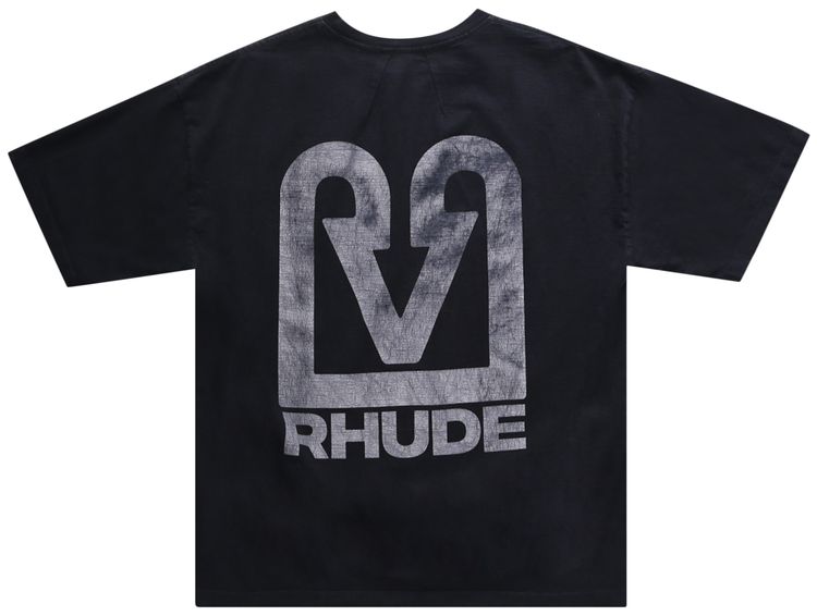 Rhude Black Cat Tee Vintage Black