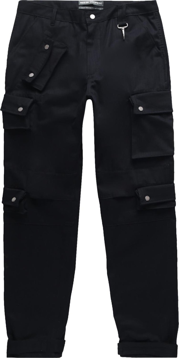 Buy Reese Cooper Herringbone Cargo Pant 'Black' - AW220038 TS00103 | GOAT