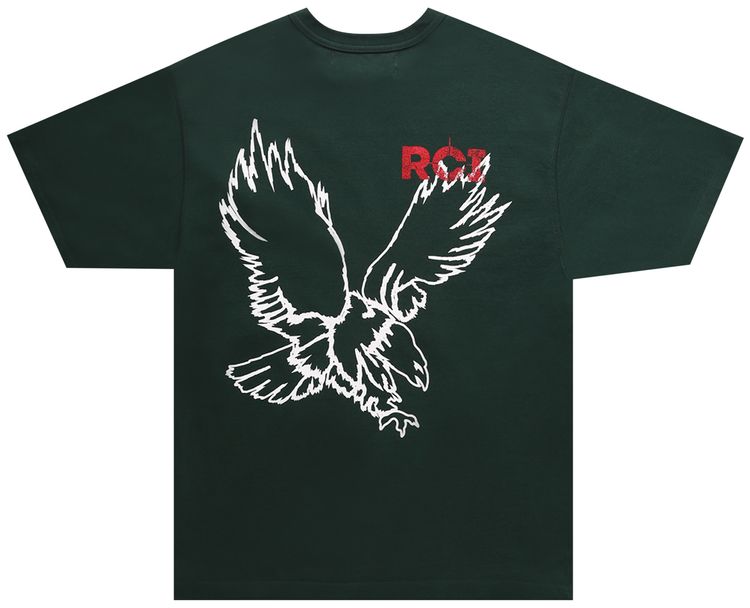 Reese Cooper Eagle T Shirt Forest Green
