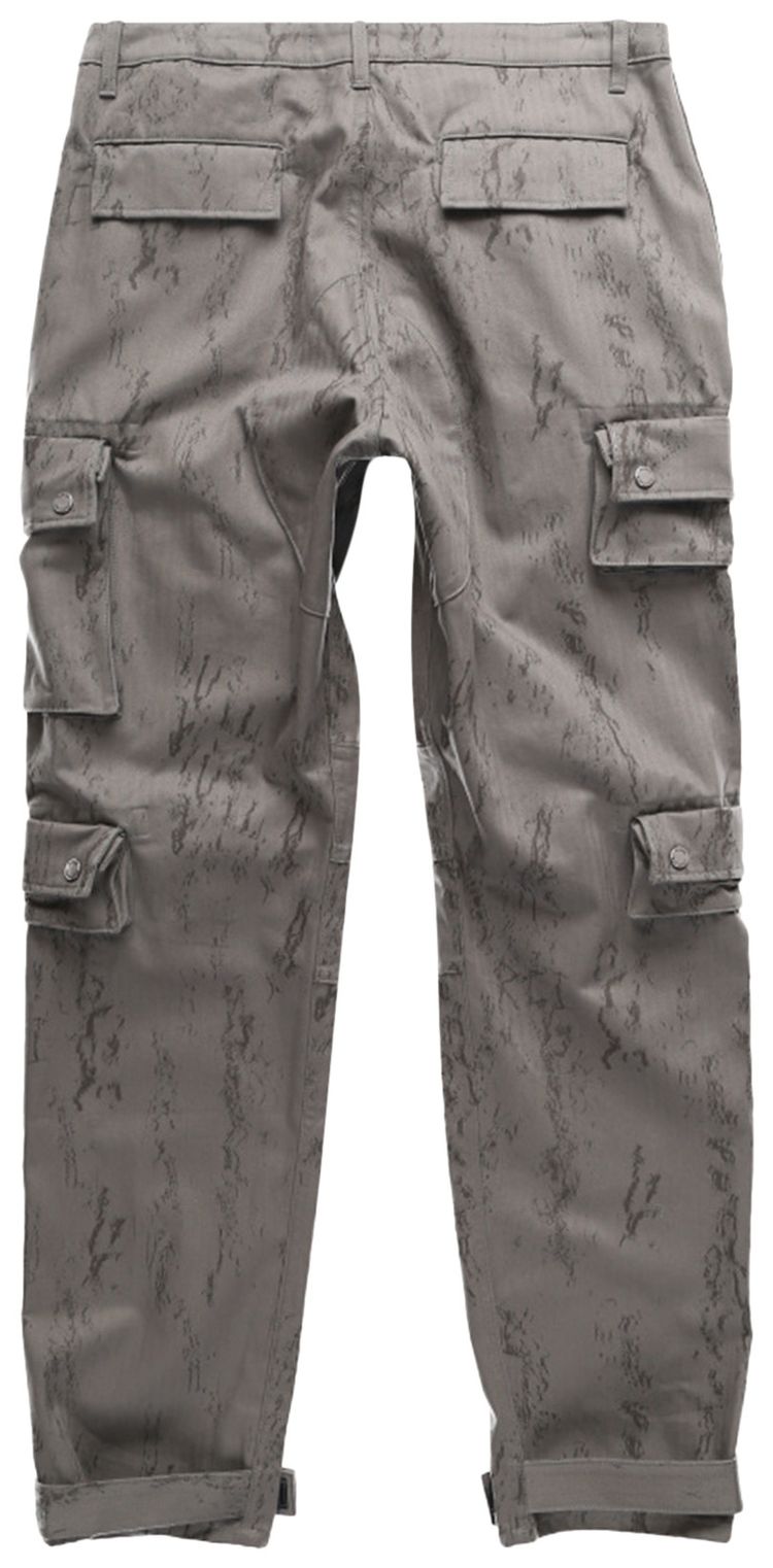 Reese Cooper Herringbone Cargo Pant Sage Etching Camo