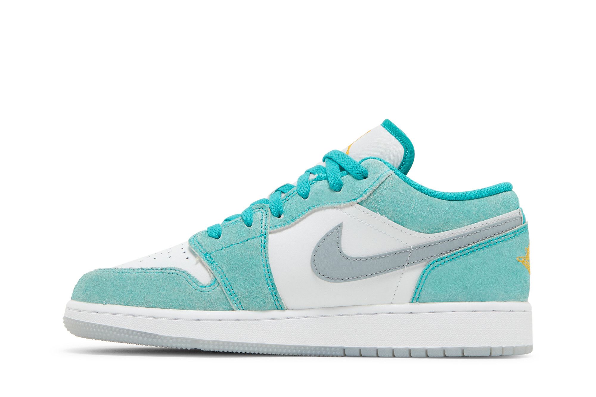 Air Jordan 1 Low GS New Emerald Shoes Green