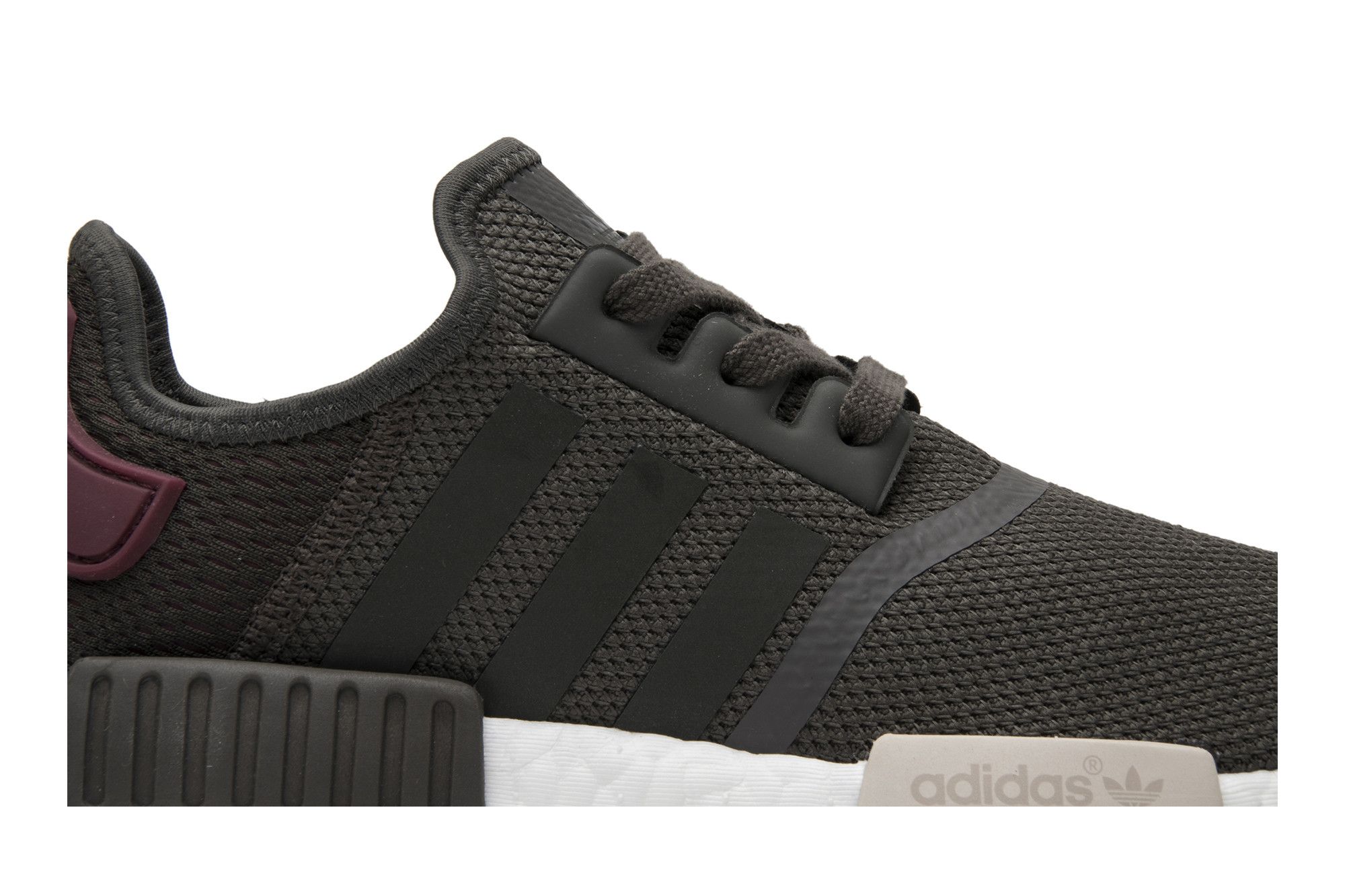 Adidas women's nmd r1 olive maroon hot sale