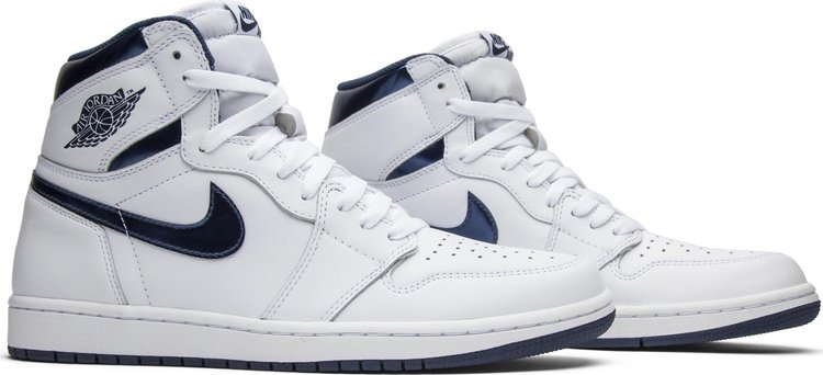 Air Jordan 1 Retro High OG Metallic Navy