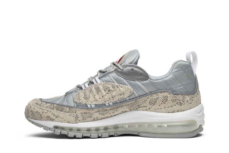 Nike Air Max 98 Supreme Snakeskin Gray Beige Athletic Shoes Mens 11.5 844694-100 Supreme × Nike Air Max 98 Snakeskin 844694-100 Men main image 4