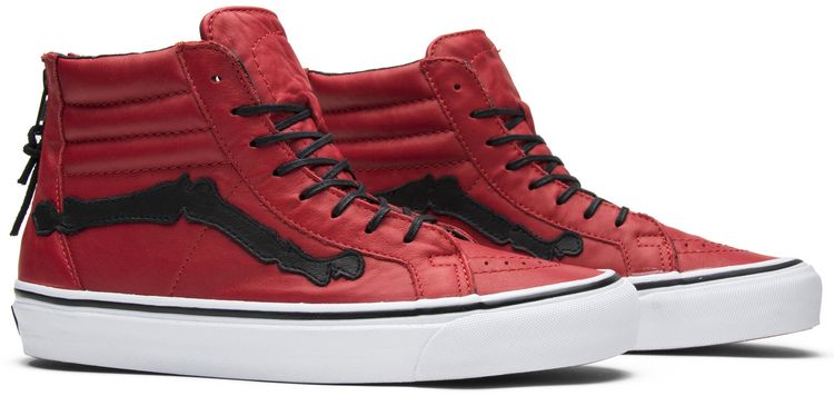Blends x Vans Vault Sk8 Hi Zip LX Bones   Chili Pepper