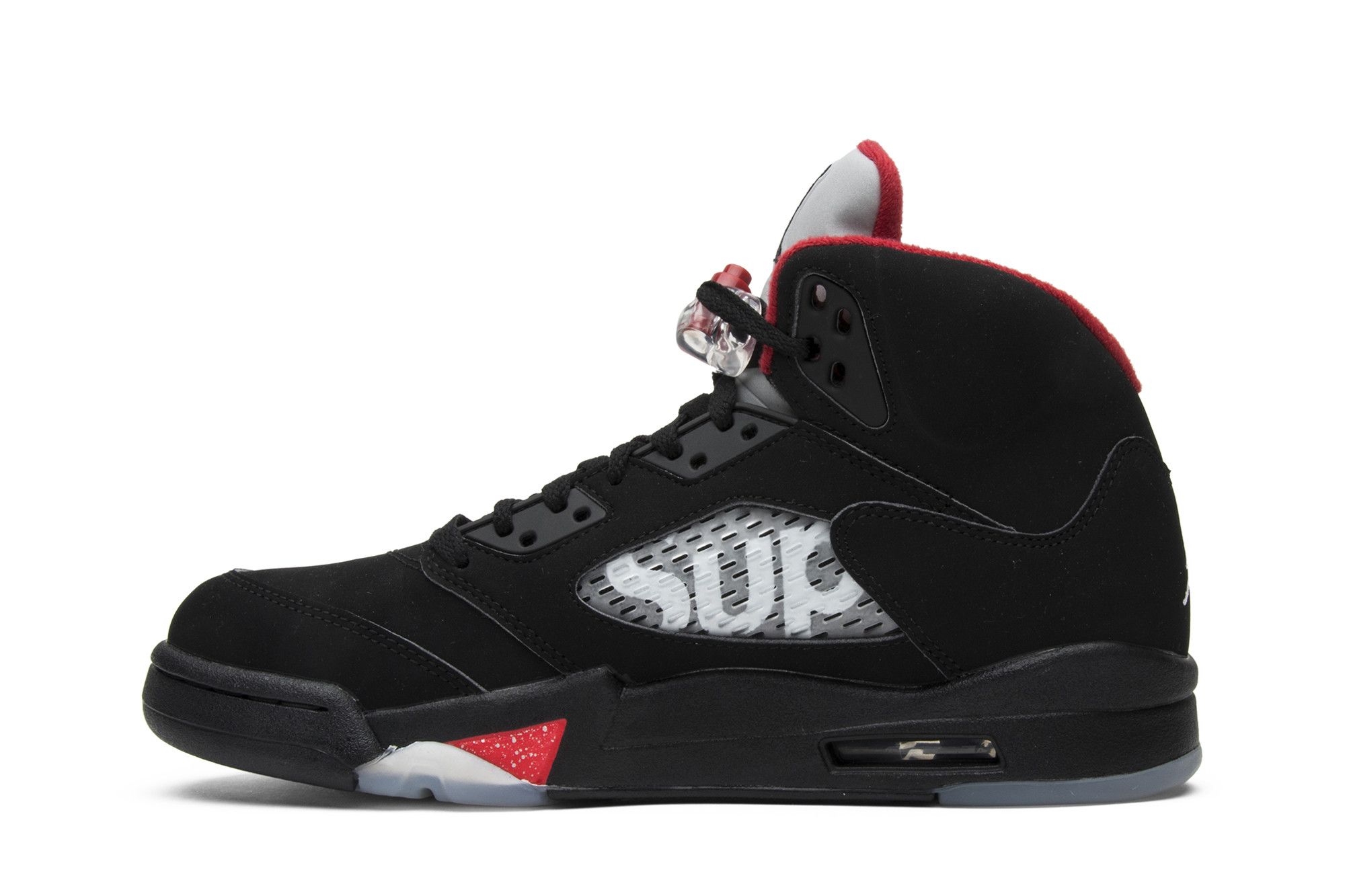 Buy Supreme x Air Jordan 5 Retro 'Black' - 824371 001 | GOAT
