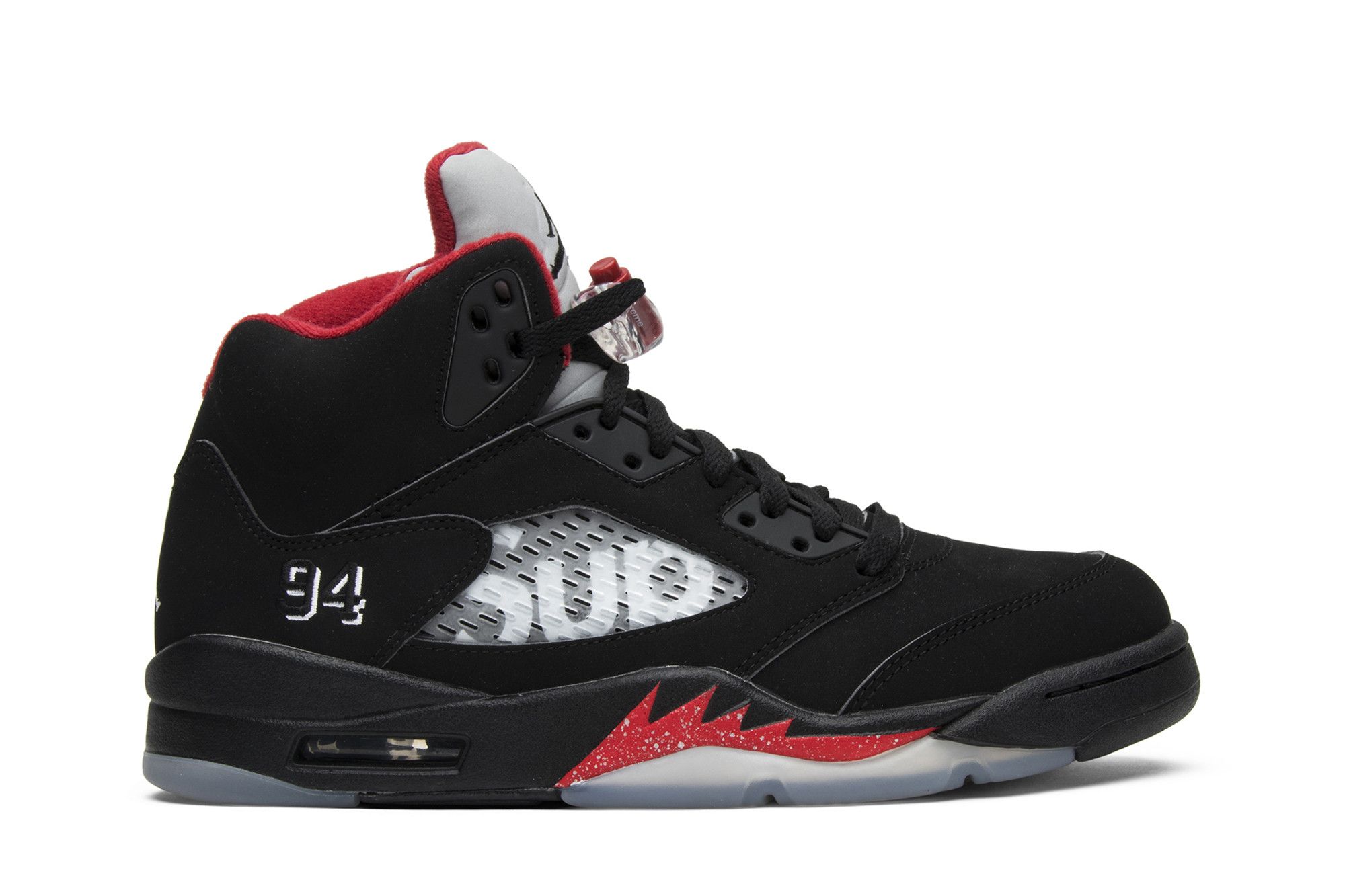 Nike Air Jordan5 Retro x Supreme Black-