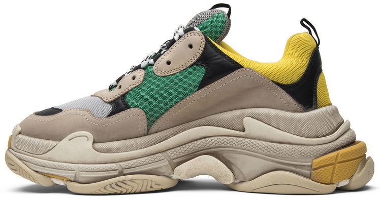 Balenciaga Triple S Sneaker Yellow Green