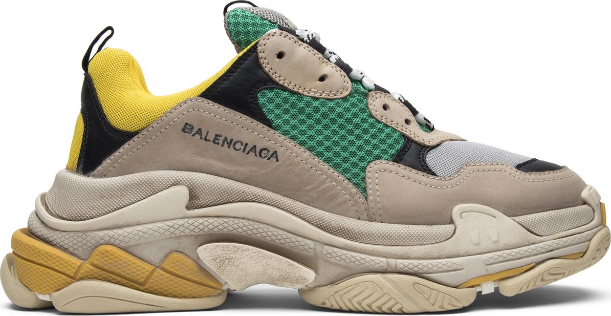 Buy Balenciaga Triple S Sneaker 'Yellow Green' - 483513W06E37070 | GOAT