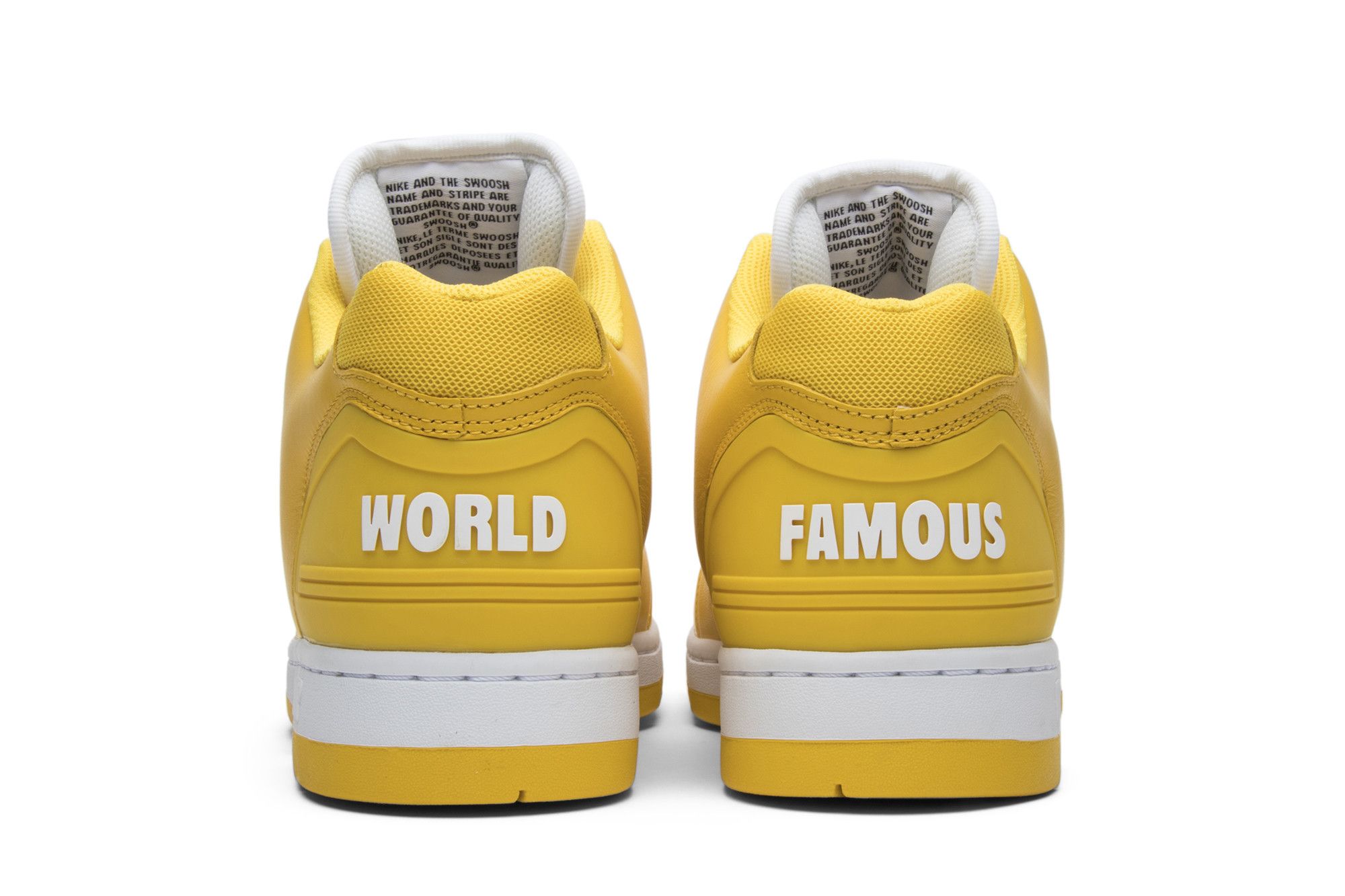 Nike sb air force 2 low supreme yellow best sale