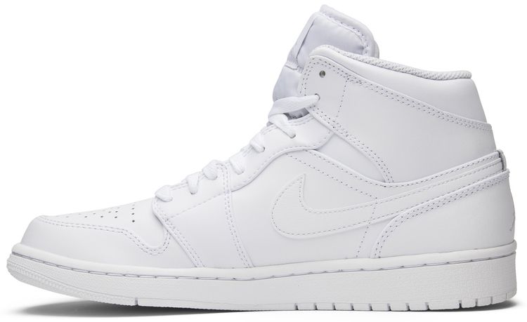 Air Jordan 1 Retro Mid White Pure Platinum