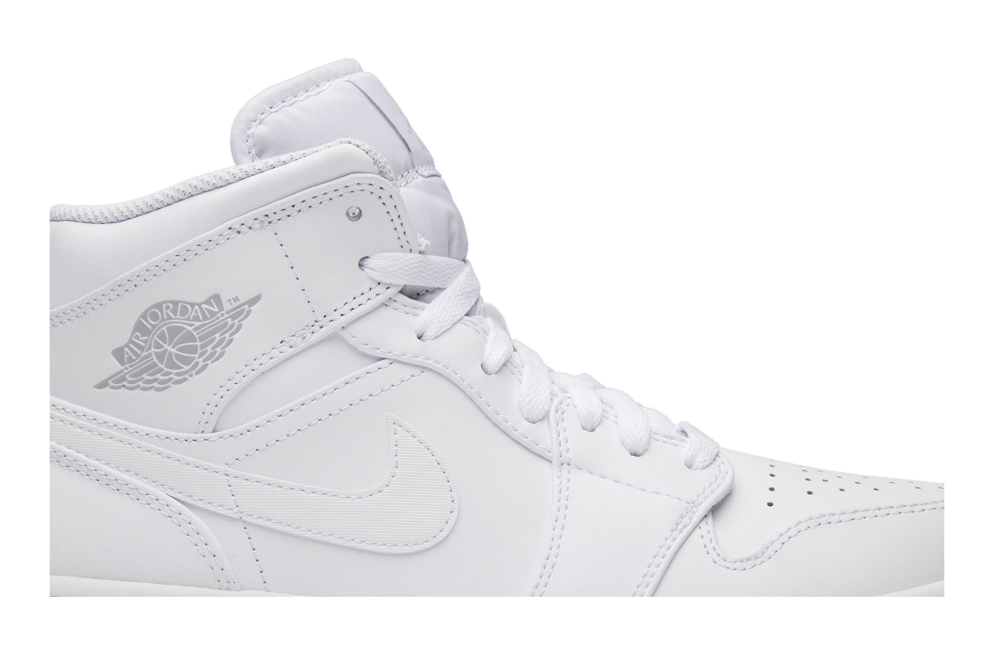 Buy Air Jordan 1 Retro Mid White Pure Platinum 554724 104 GOAT CA