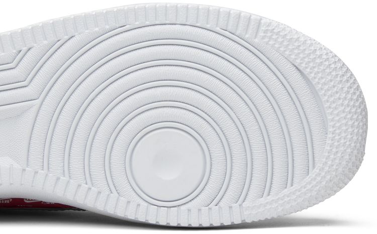 Nike Air Force 1 Low 07 QS All Over Logo Red