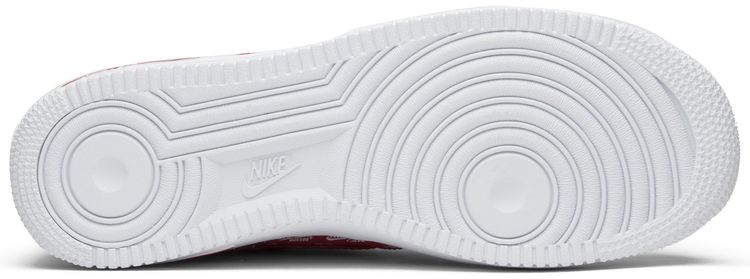 Nike Air Force 1 Low 07 QS All Over Logo Red