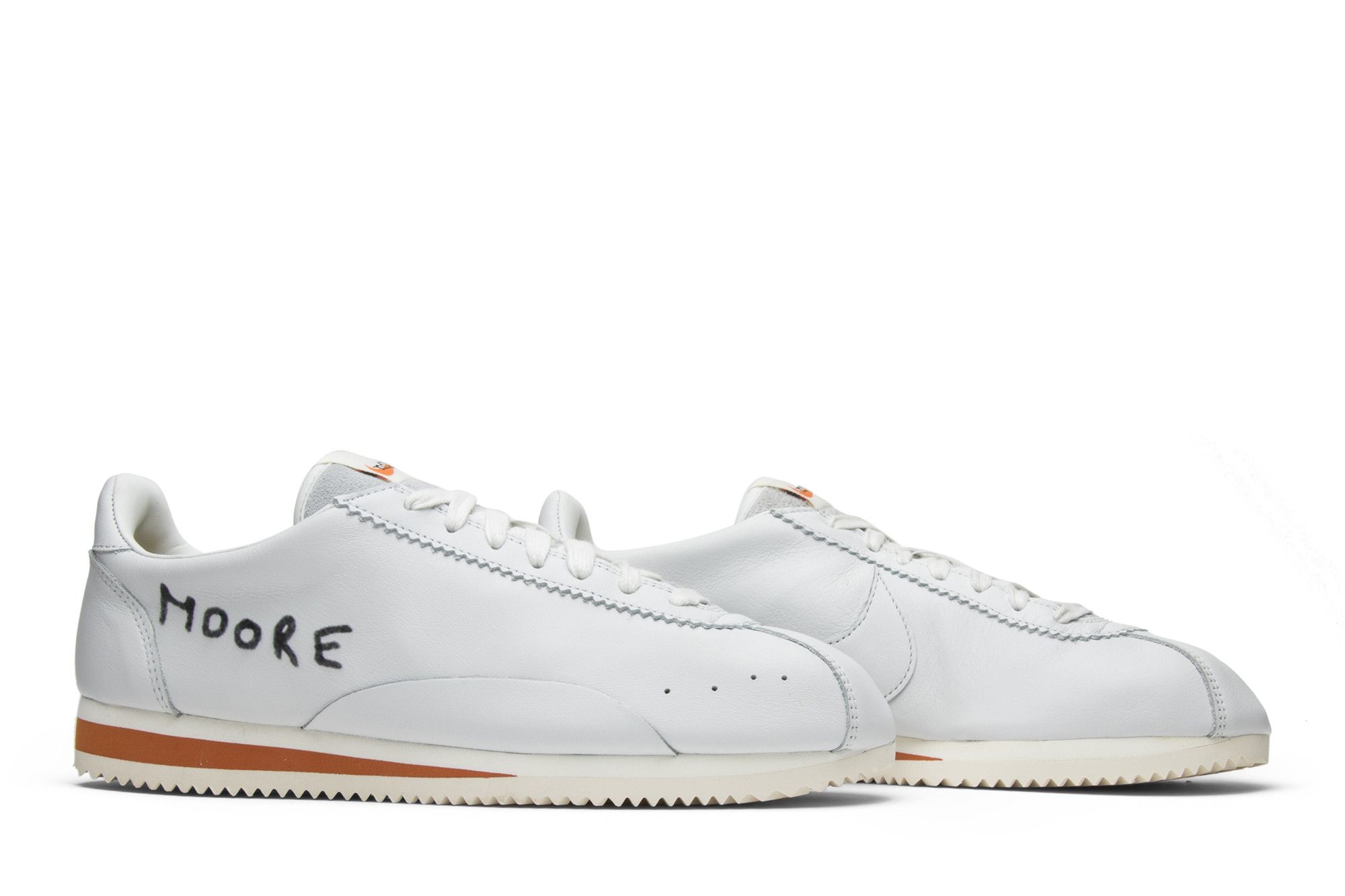 Size 9.5 Kenny Moore x Classic Cortez QS 'White'