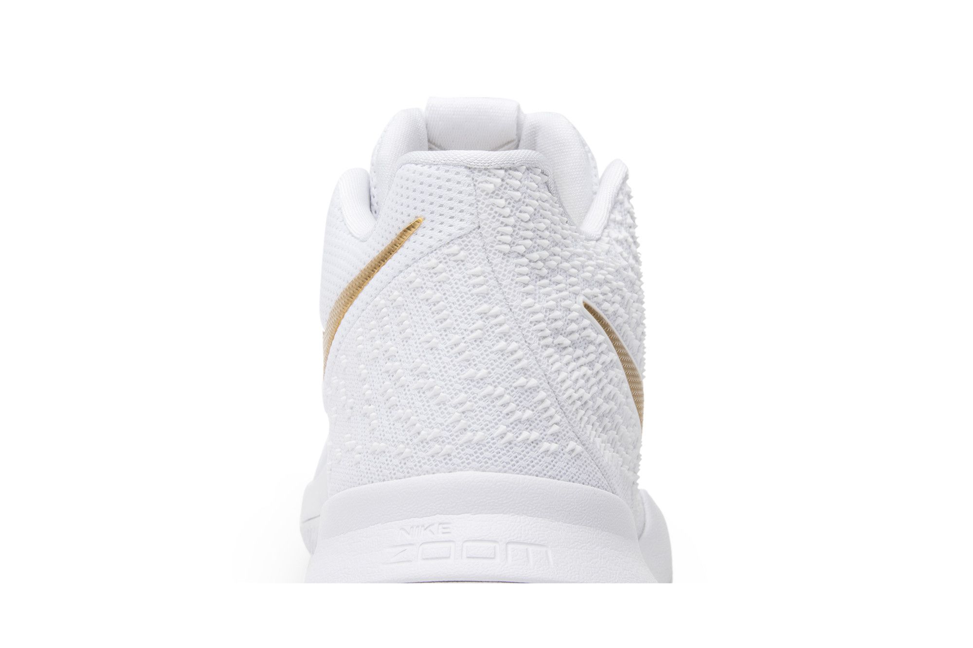Kyrie 3 white and gold sale