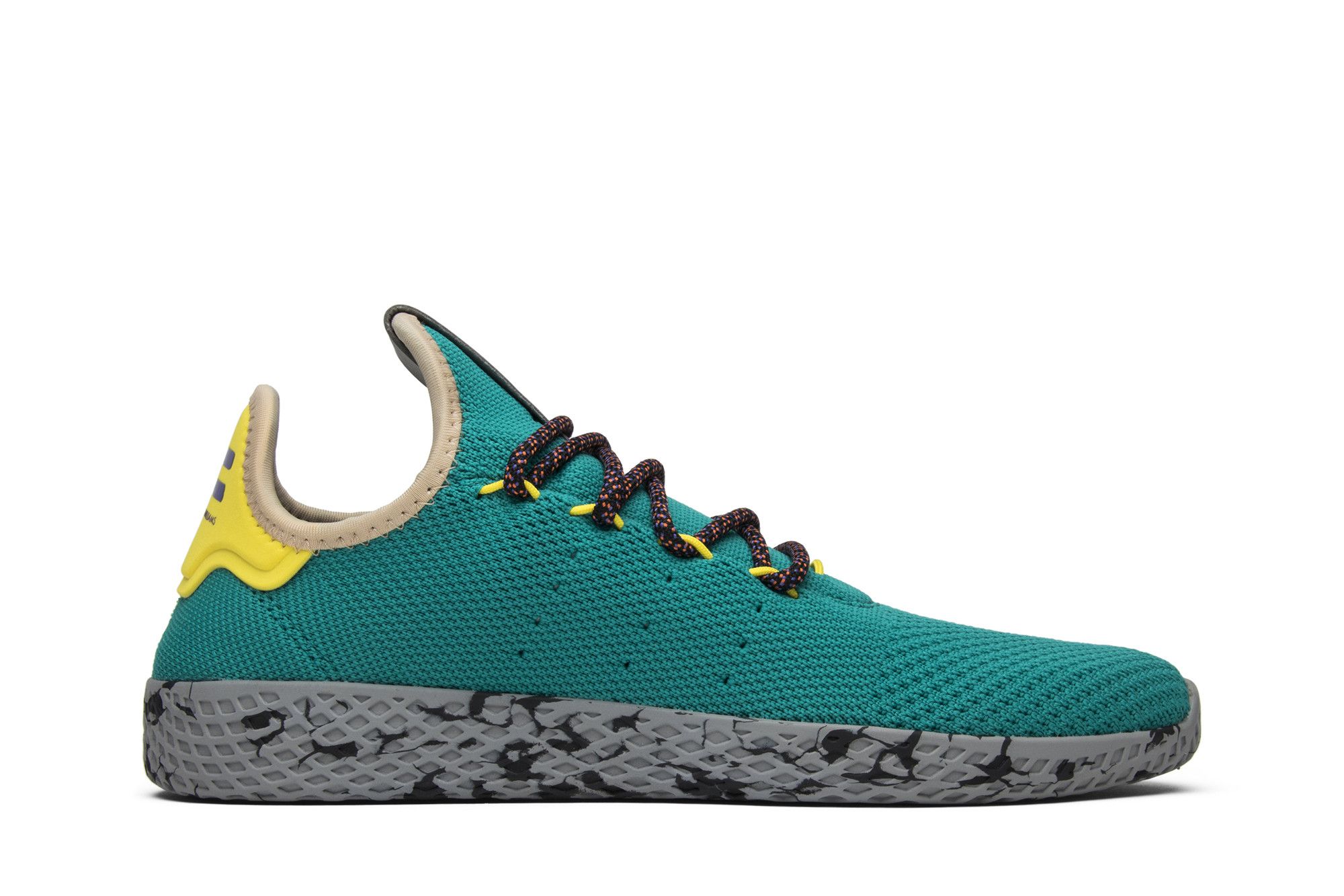 Size 5.0 Pharrell x Tennis Hu Teal