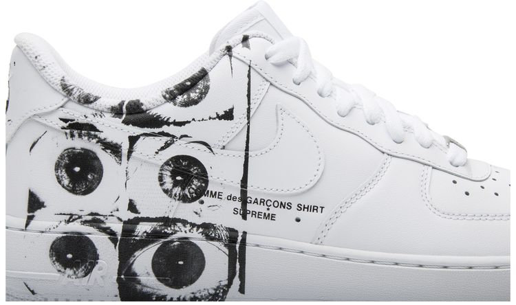 Supreme x Comme des Garcons SHIRT x Air Force 1 Low Eyes