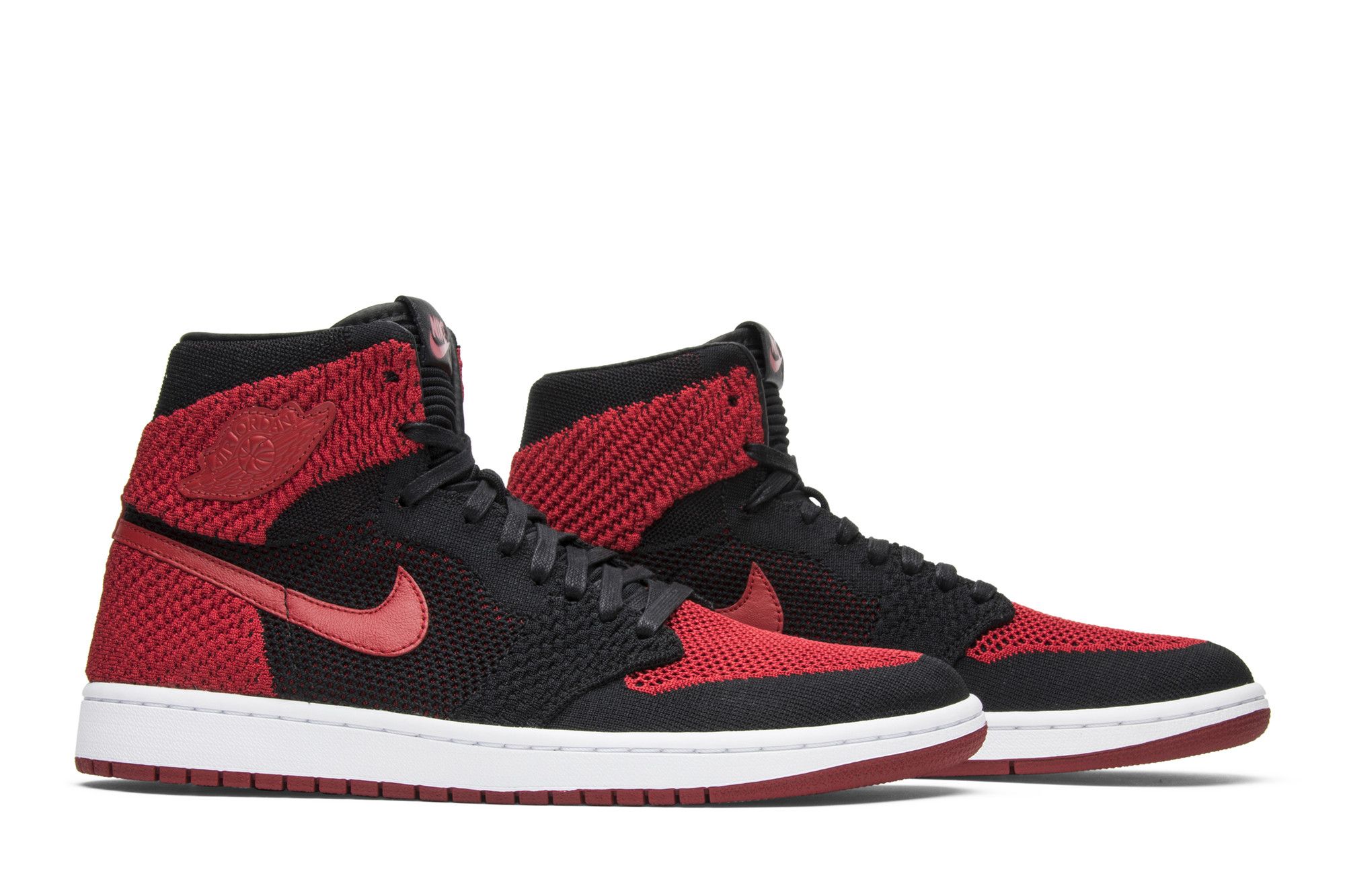 Buy Air Jordan 1 Retro High OG Flyknit Bred 919704 001 GOAT
