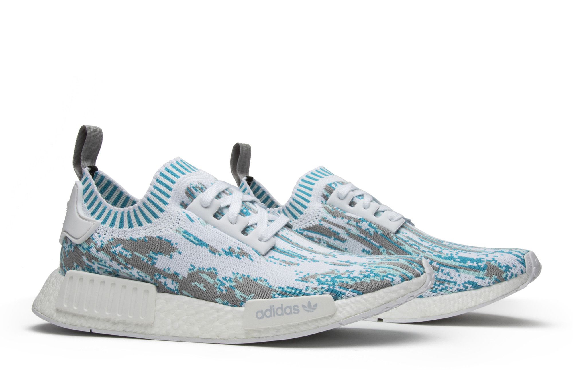 Adidas nmd r1 sneakersnstuff datamosh clear aqua shop