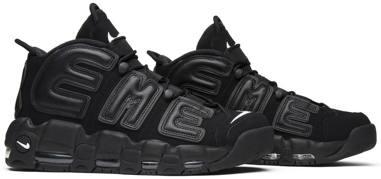 Nike Supreme x Air More Uptempo Black