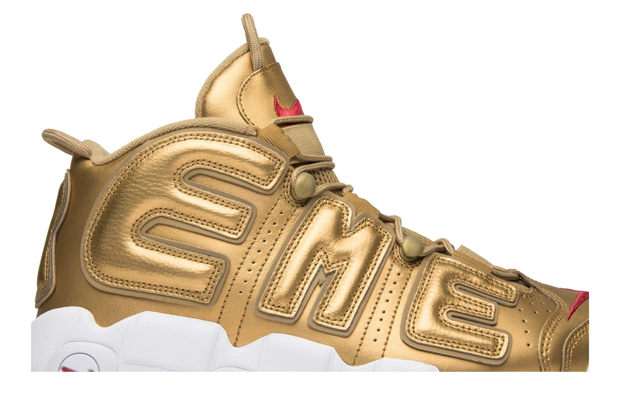Nike air uptempo supreme gold outlet