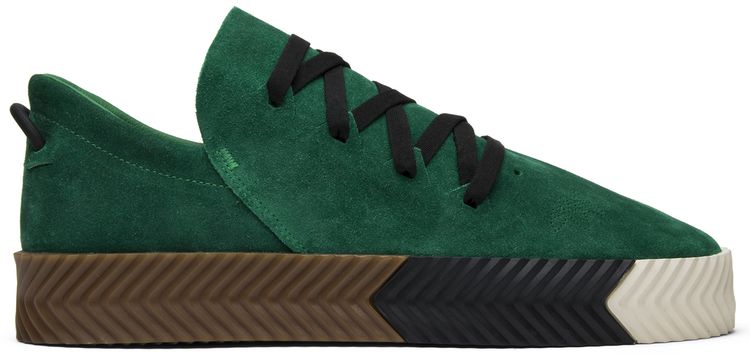 adidas originals by alexander wang skate mid - green knight