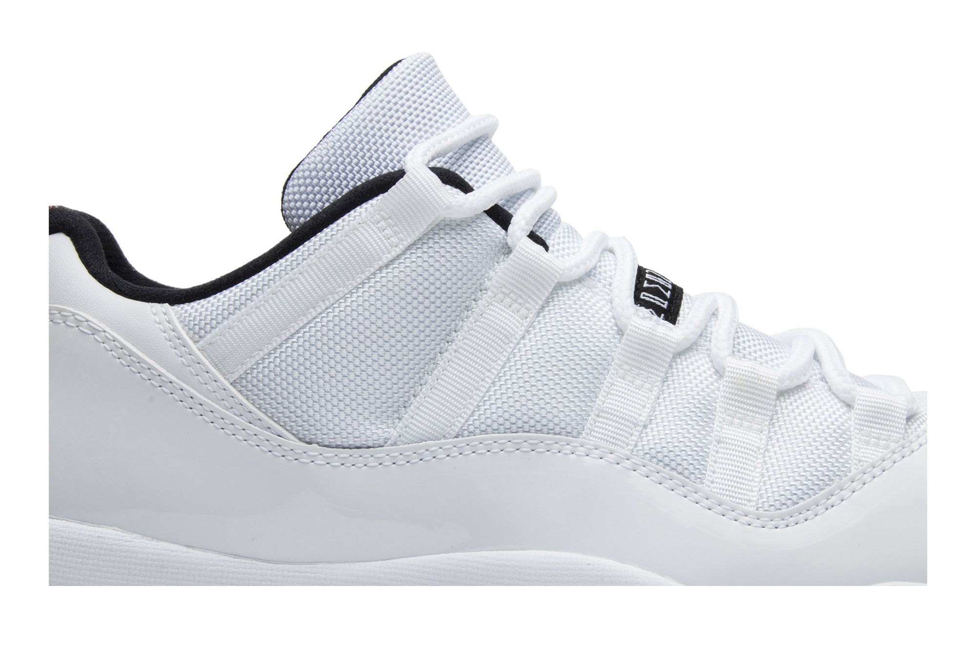 Jordan 11 low cherry bottom top