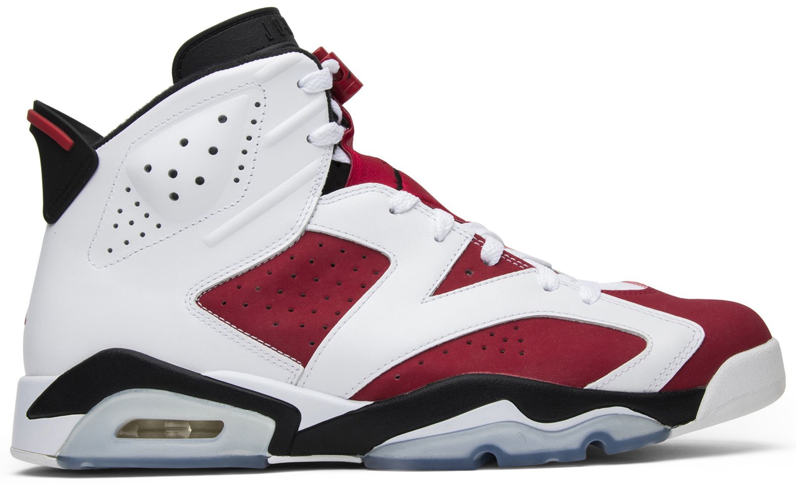 white carmine black retro 6