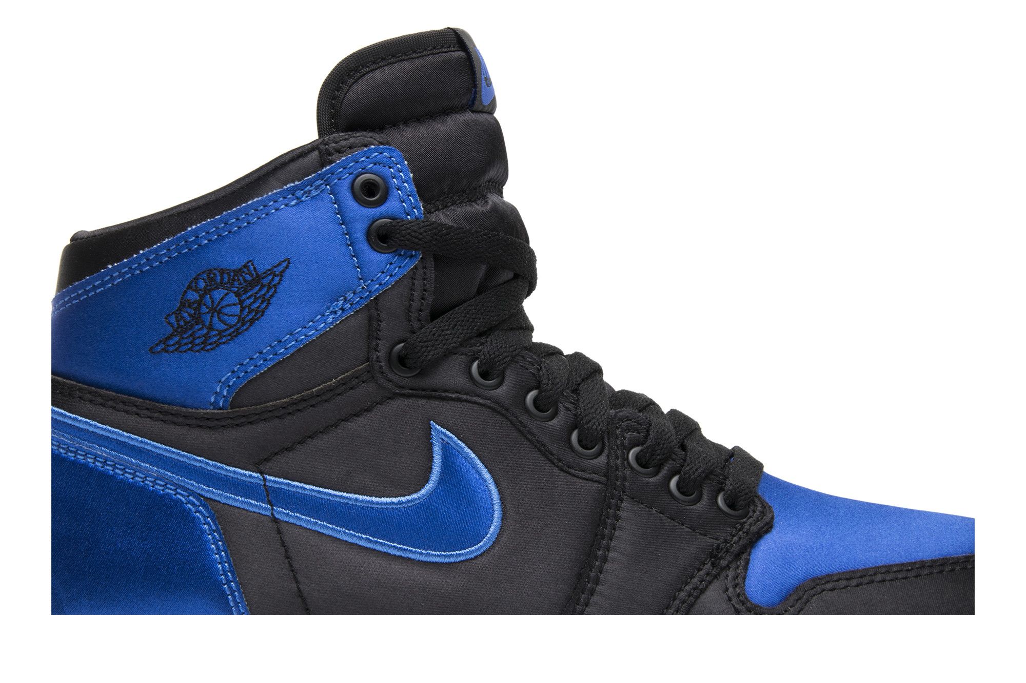 Size 4.0 Air Jordan 1 Retro OG BG EP Satin Royal