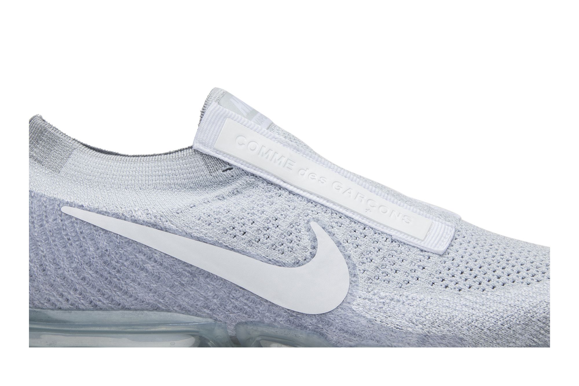 Vapormax laceless white discount