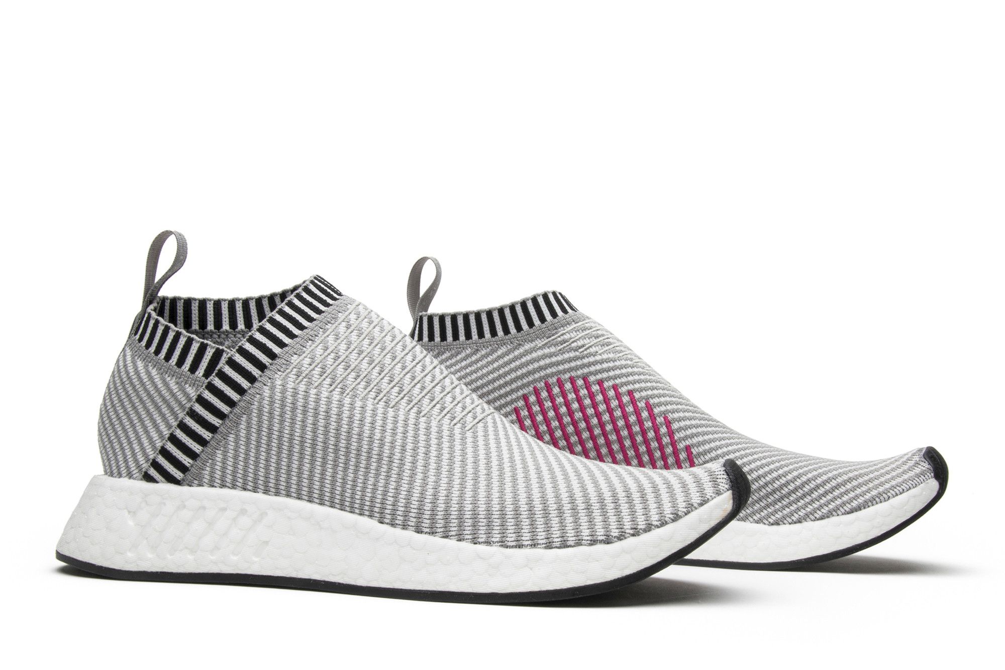 Buy NMD CS2 Primeknit Dark Grey Shock Pink BA7187 GOAT UK