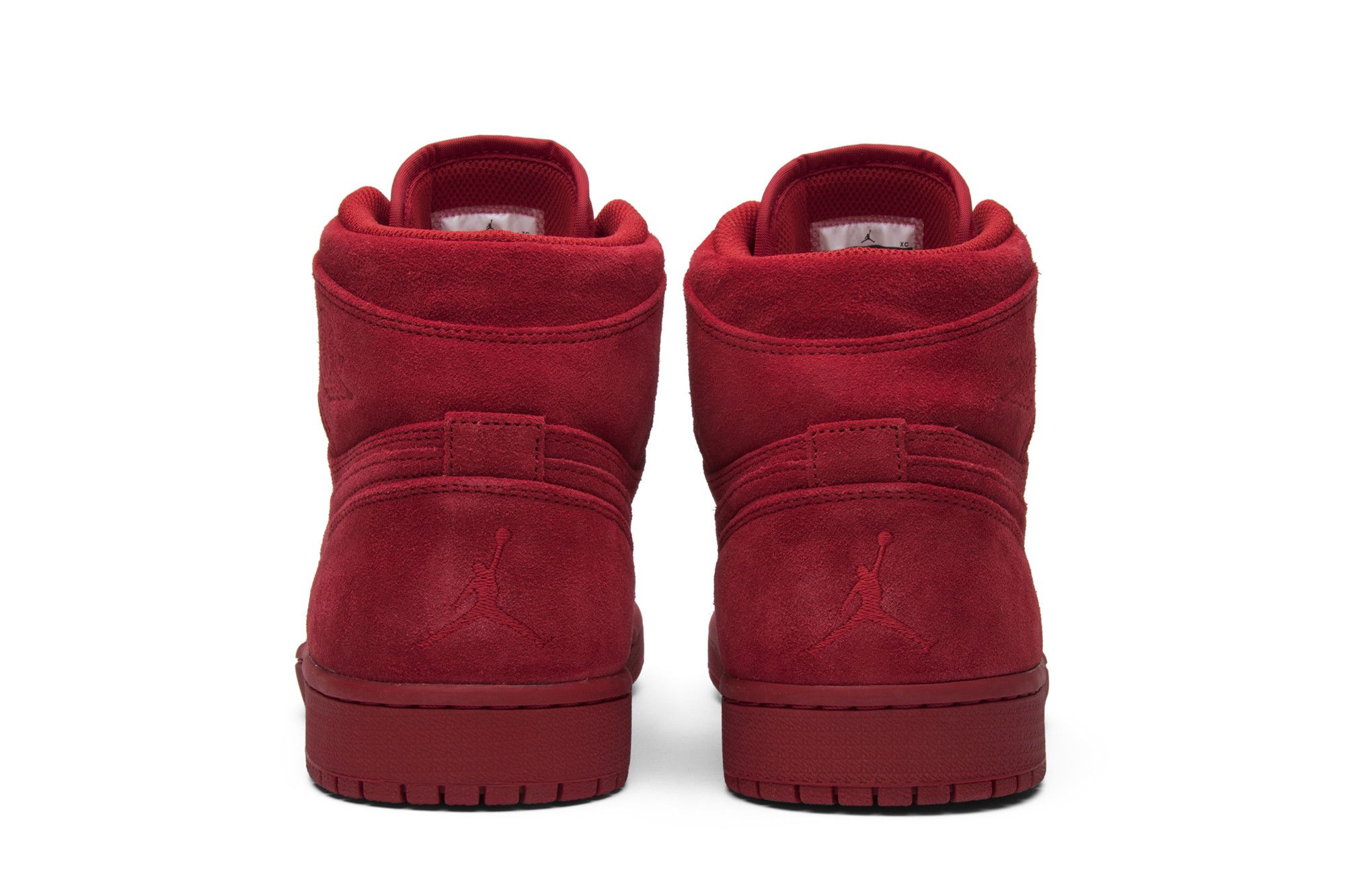 Air jordan 1 red suede discount