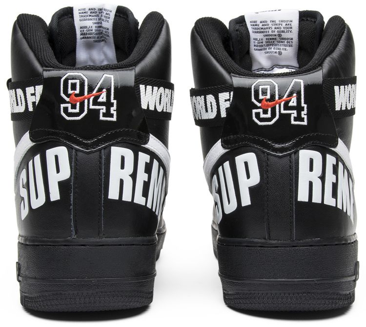 Supreme x Nike Air Force 1 High SP Black