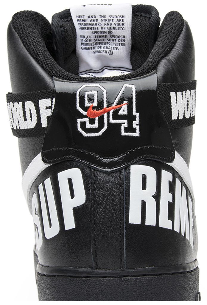 Supreme x Nike Air Force 1 High SP Black