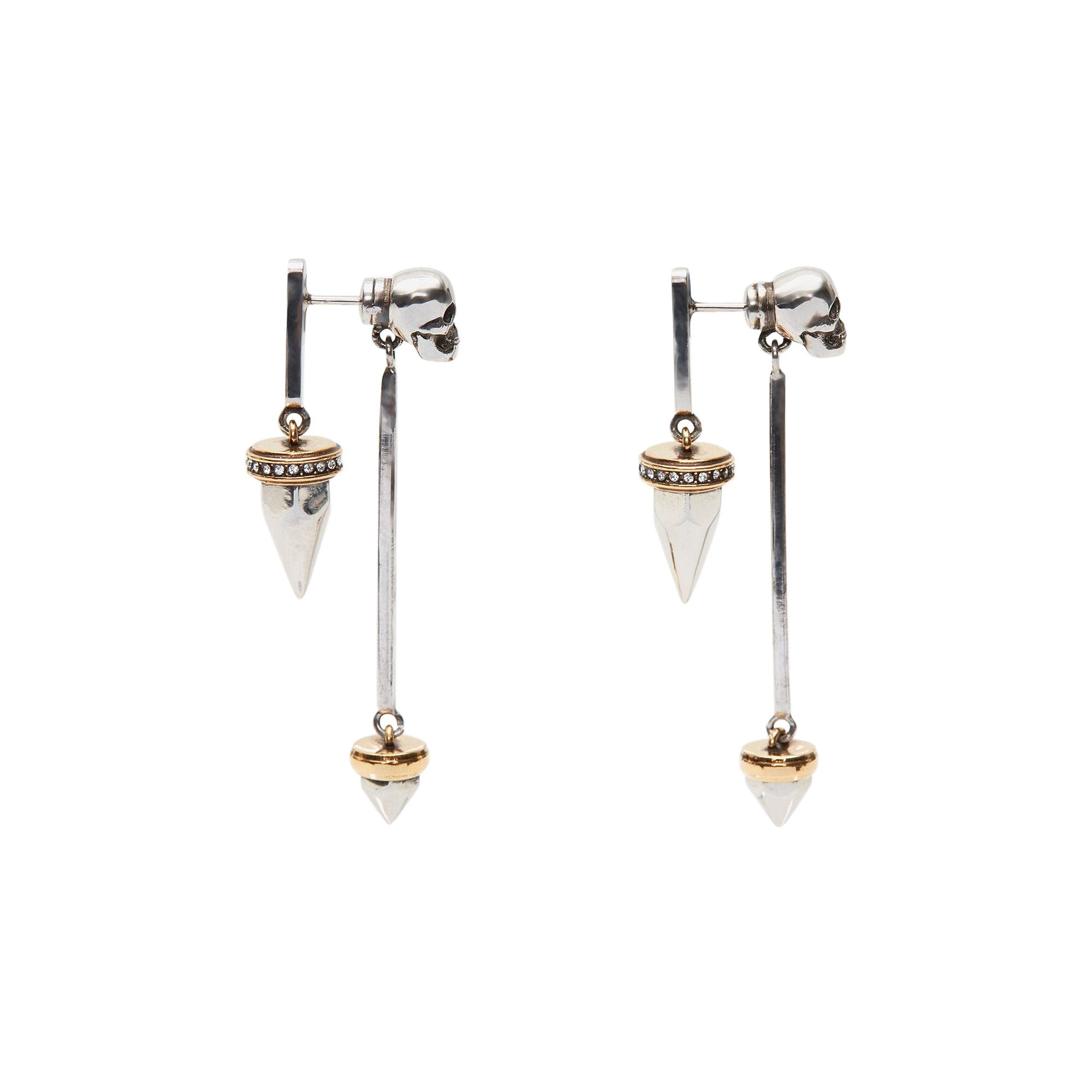 アクセサリー Musk Buy Alexander McQueen Punk Stud Earrings 'Crystal
