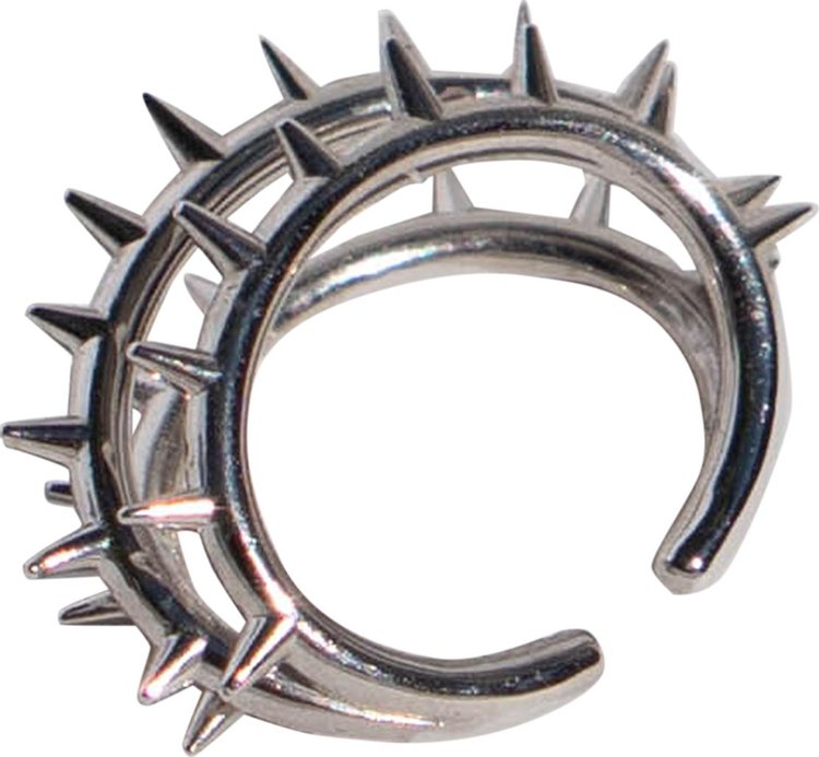 Jack Eller Trinity Spiked Cuff Silver