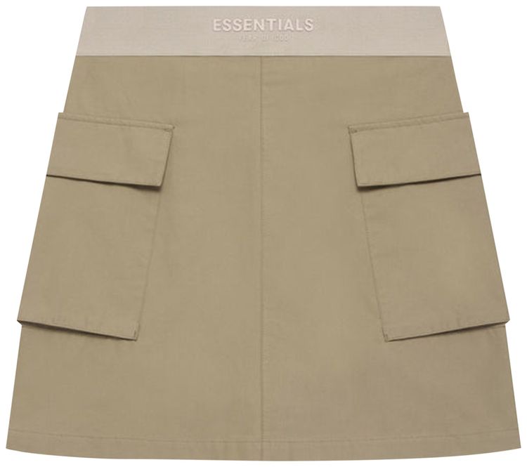 Fear of God Essentials Cargo Skirt Oak