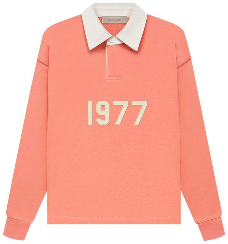 Fear of God Essentials Henley Rugby Coral
